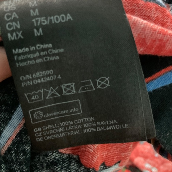 KENZO H&M Men’s Unisex Floral Shirt - Size M - Picture 6 of 6